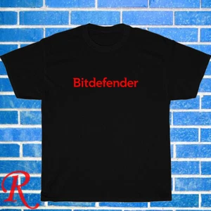 New Bitdefender Anti Virus Logo Black/Grey/Navy/White Size S-5XL Unisex T-Shirt - Picture 1 of 8