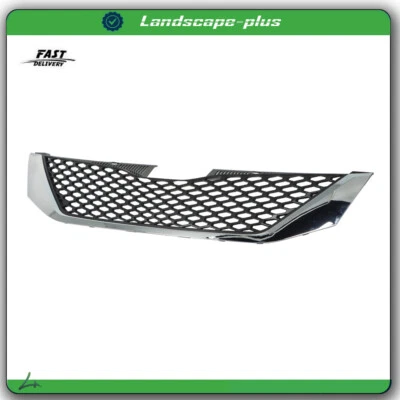 Grille Bumper Assembly For Toyota Sienna 2011-2017 Upper Chrome Black Honeycomb - Imagem 1 de 4