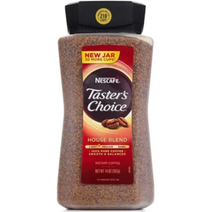 NESCAFE Taster's Choice House Blend Light Medium One Jar 14 Oz/397g. - Picture 1 of 3