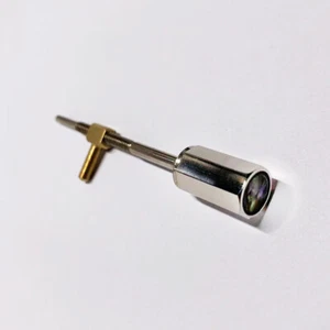 4/4 Violín Arco Botón Níquel Plata Tornillo Ojal Nuevo Estilo - Imagen 1 de 4