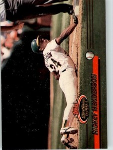 1993 Stadium Club MLB Rickey Henderson #558