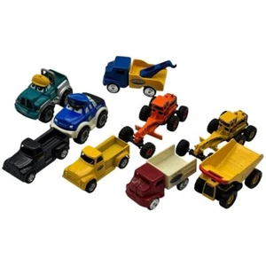 TONKA MAISTO Lot of 9 Cars Trucks Dumptruck, Pickup, Grader, Towtruck etc - Picture 1 of 3