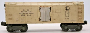LIONEL O Gauge MODEL RAILROAD # 3462 AUTOMATIC MILK CAR 1:48 Scale - Picture 1 of 5