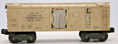 LIONEL O Gauge MODEL RAILROAD # 3462 AUTOMATIC MILK CAR 1:48 Scale - Image 1 of 4