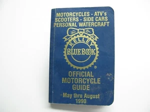 Kelley Blue Book 1990 KBB guía oficial de motocicletas de mayo a agosto scooters ATV - Imagen 1 de 8