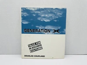 GENERATION X: TALES FOR AN ACCELERATED CULTURE By Douglas Coupland - Hardcover - Foto 1 di 11