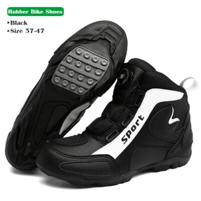 Профессиональные дорожные мотоциклетные ботинки мужские высокие верхние мотоциклетные туфли скоростные кроссовки - Изображение 1 из 4