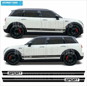Pegatinas para Mini Clubman rayas laterales calcomanías gráficos de vinilo F54 - Imagen 1 de 5