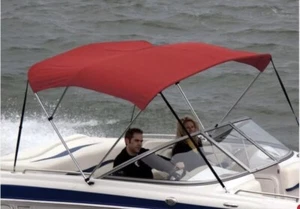 Shademate Bimini Top Sunbrella Skin Only,2-Bow 5'6"L,42"H,73"-78"W-OV80493AE-NEW - Picture 1 of 12