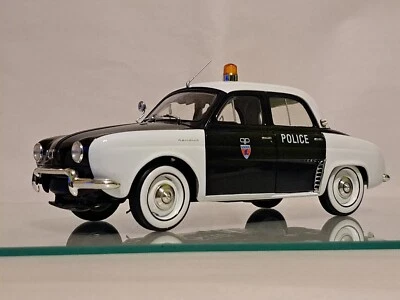1/18 scale Renault Dauphine Classic French police diecast model car Norev  - Image 1 of 4