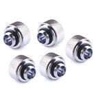 5Pcs Water Cooling Hard Tube Tubing Connector G1/4 Thread for Computer PC