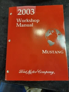 2003 Ford Mustang Service Repair Manual Factory OEM Original - Picture 1 of 2