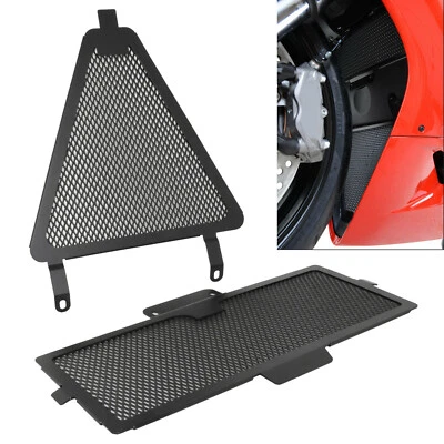 Cubierta de rejilla del enfriador de aceite de agua del radiador para DUCATI Panigale 899 959 1199 1299 V2 Foto 1 de 4