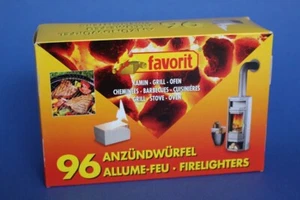 Favorit Anzündwürfel (Inhalt 96 Stück) Grill Kamin Ofen Anzündhilfe Anzünder - Bild 1 von 1
