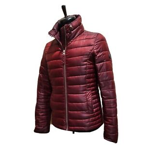 Women’s Abercrombie & Fitch Red Iridescent Puffer Jacket Sz S