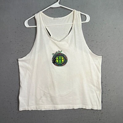 Camiseta sin mangas blanca mediana sin mangas vintage de los 90 Bugle para hombre Foto 1 de 4