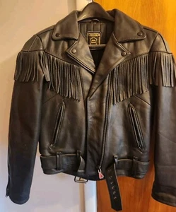 Hein Gericke Black Leather Motorcycle Jacket. Size 36. ECHT LEDER. Great Shape. - Picture 1 of 4