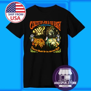 Country Joe And The Fish Hombre Negro Talla S-5XL - Imagen 1 de 1