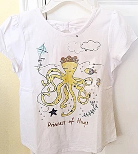 Epic Threads Size 6 White S/S Girls T-Shirt (44 - 47 in) 42 - 47 lbs New w/Tags - Picture 1 of 8