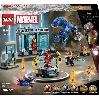 76315 LEGO® MARVEL SUPER HEROES Iron Mans Labor: Halle der Rüstungen