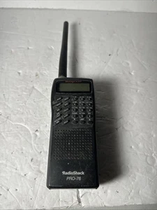 Weather Alert ~ RadioShack PRO-76 Handheld Scanner VHF/UHF/Aircraft 200 (8) - Zdjęcie 1 z 2