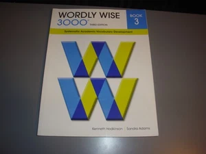 Wordly Wise 3000 Third Edition Book 3 Vocabulary Homeschool Teacher Language Art - Picture 1 of 11