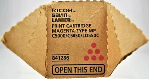 New  Genuine Ricoh MP C4000 MP C4501 MP C5000 Magenta Toner 841286  - Picture 1 of 1