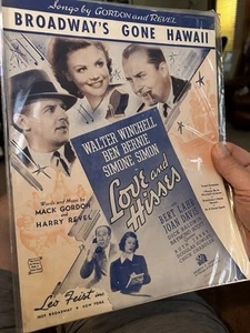 Partituras musicales de película M LOVE AND HISSES (Simone Simon) 'Gone Hawaii' - Imagen 1 de 1