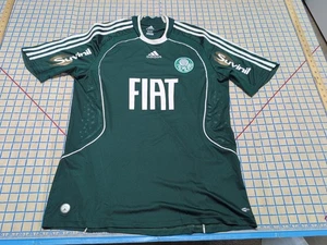 PALMEIRAS 2008 /09/10 HOME FOOTBALL SHIRT SOCCER JERSEY ADIDAS Men's Large ~13 - Picture 1 of 16
