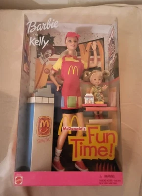 Mattel Barbie and Kelly McDonald's Fun Time 2001 nuevo en caja ver foto Foto 1 de 3