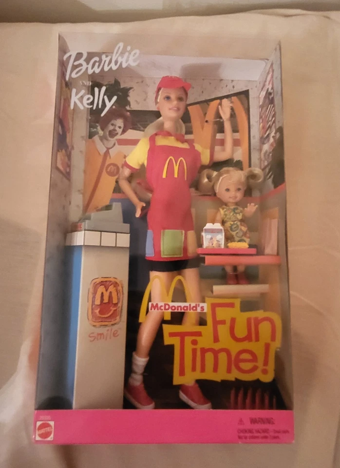 Mattel Barbie and Kelly McDonald's Fun Time 2001 nuevo en caja ver foto Foto 1 de 3
