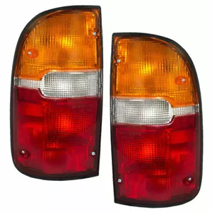 FIT FOR TY TACOMA 1995 1996 1997 1998 1999 2000 REAR TAIL LAMP RIGHT & LEFT SET - Foto 1 di 2