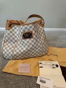 LOUIS VUITTON Galliera PM Damier Azur Purse Tote Shoulder Bag - Picture 1 of 14