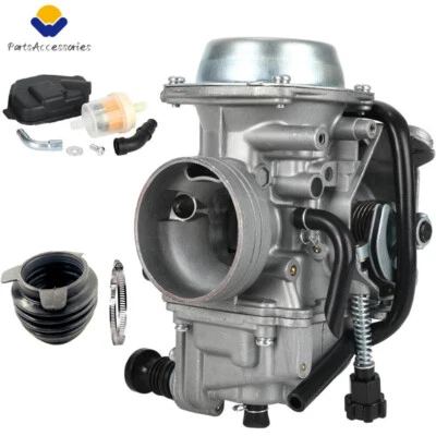 Carburetor & Boot Joint For Honda Fourtrax 250 TRX250 ATC250SX 1985 1986 1987 - Image 1 of 4