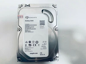 Seagate 2TB ST2000DX001 SSHD SATA 6GB/s 64MB 3.5" 8GB SSD Hybrid Hard Drive - Picture 1 of 5