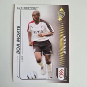 Shoot Out Football Trading Card 2005-06 Fulham Luis Boa Morte - Picture 1 of 2