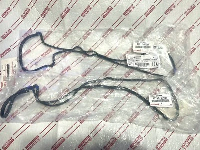 *NEW LEXUS LS400 GS400 SC400 1998-2000 VALVE COVER GASKET LEFT RIGHT OEM PAIR - Image 1 of 2