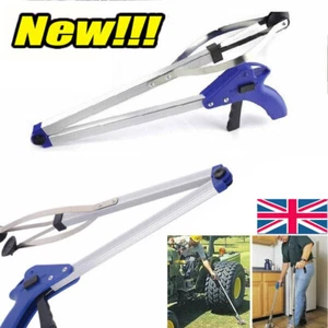 FOLDING EXTENDABLE PICK UP & REACH TOOL DISABILITY AID LITTER PICKER GRABBER AKH - Picture 1 of 9