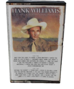 Hank Williams 20 Gospel & Inspirational Favorites Cassette Tape 20 Hits - Imagen 1 de 8