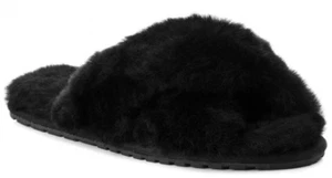 EMU Australia Mayberry W11573 Women noir black Slip On Mule Slippers Shoes 8 - Picture 1 of 1