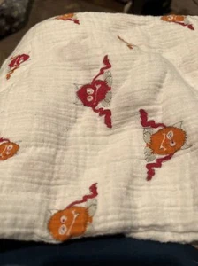 Aden + Anais Rare Monster Mash Lovey Security Blanket Muslin Swaddle Red Retired - Picture 1 of 1