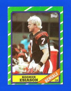 1986 Topps Football #255 Boomer Esiason RC EXMINT CINCINNATI BENGALS (SB2) - Bild 1 von 2