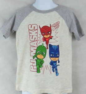 PJ Masks Boys T-Shirt New Gray Officially Licensed Jumping Beans - Picture 1 of 4