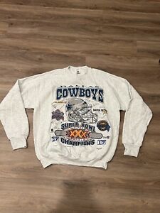 Vintage Dallas Cowboys Super Bowl XXX Sweatshirt Crewneck Brand New Size Large