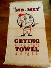 Early NY METS Crying Towel - Shea Stadium Era 1960s-1970s - Mr. Met - Very Clean