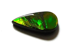 7.10 Ct Natural Canadian Ammolite Cabochon Loose Gemstone 20X9.6X4.6MM JC21 - Picture 1 of 4