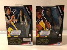 Star Wars Galaxy of Adventures: Han Solo and Chebacca 5-inch New Sealed 