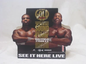 vintage HOLYFIELD TYSON II IDES original fight stand promotional promo advert - Picture 1 of 6