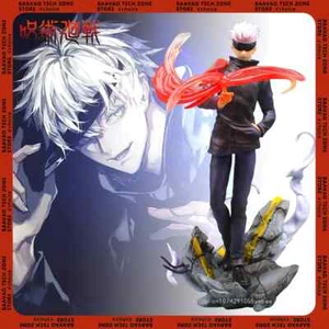 New Anime Cartoon Jujutsu Kaisen Gojo Satoru Kids Toys 30cm Pvc Model - Picture 1 of 26
