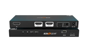 BZBGEAR 1x2 8K UHD HDMI 2.1 Splitter avec Auto Downscaling/Désintégration Audio - Photo 1 sur 10